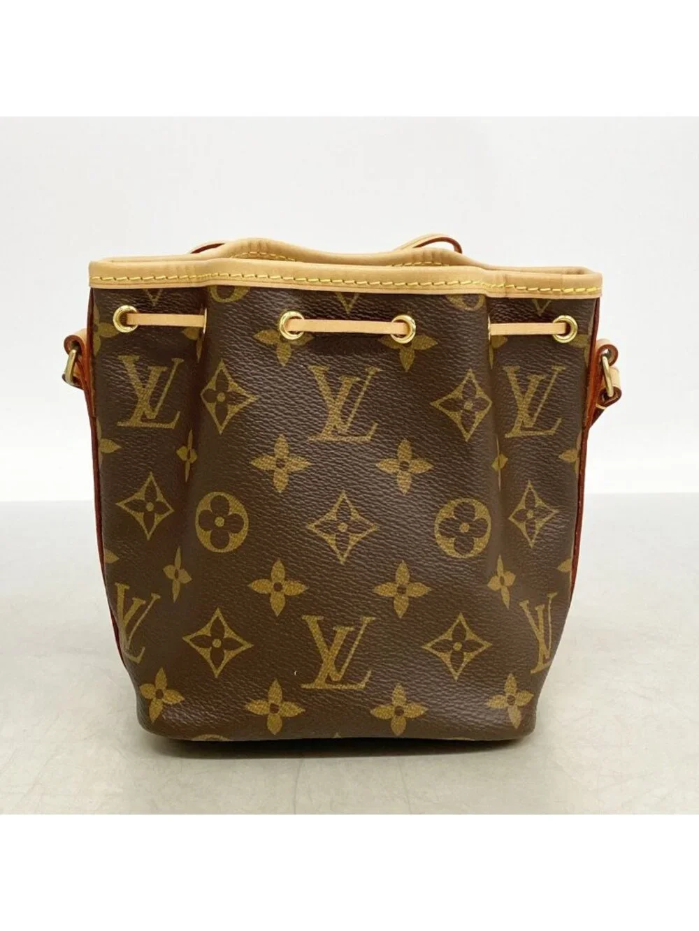 Louis Vuitton Shoulder Bag Monogram Nano Noe Brown